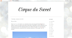 Desktop Screenshot of cirquedusweet.com